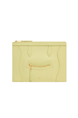 MEDIUM POUCH IN GLOSSY CALFSKIN