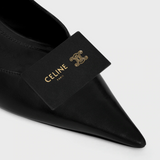 SIGNATURE - SLINGBACK WITH LABEL IN LAMBSKIN