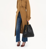 LARGE CHLOÉ SPIN TOTE BAG IN GRAINED LEATHER