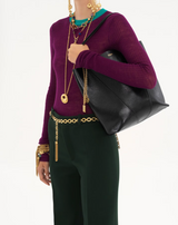 CHLOÉ SPIN TOTE BAG IN GRAINED LEATHER