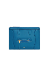 MEDIUM POUCH IN GLOSSY CALFSKIN