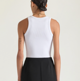 Slim fit tank top in cotton with Givenchy Paris print