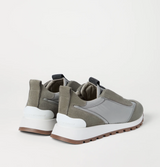 Techno fabric runners with precious detail