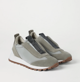 Techno fabric runners with precious detail