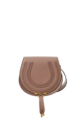MARCIE SADDLE BAG IN GRAINED LEATHER