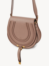 MARCIE SADDLE BAG IN GRAINED LEATHER