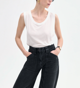 Loose Tank in Slub Jersey