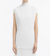 Cap Sleeve Top in Plisse