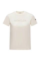 Embroidered Tonal Logo Cotton T-Shirt