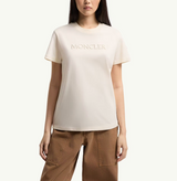 Embroidered Tonal Logo Cotton T-Shirt