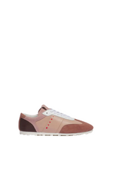 Pink leather and suede Softy Soccer sneaker