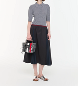 A LINE MIDI SKIRT
