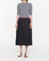 A LINE MIDI SKIRT