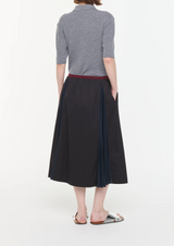 A LINE MIDI SKIRT