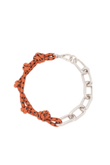 TOBACCO KNOTTED CORD CHAIN NECKLACE