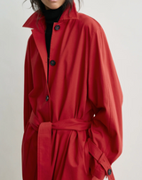 Light spring trench poppy