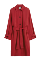 Light spring trench poppy