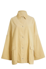 Cord Overshirt Jacket Beige