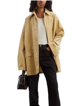 Cord Overshirt Jacket Beige