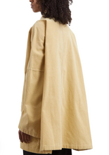 Cord Overshirt Jacket Beige