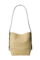 SMALL BELTED TOTE BAG IN COTTON CANVAS