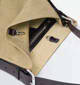 SMALL BELTED TOTE BAG IN COTTON CANVAS