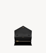 CLASSIC CASSANDRE CHAIN WALLET IN GRAIN DE POUDRE LEATHER