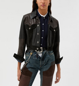 Leather Slim Blouson