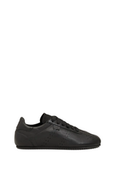 BLACK COW LEATHER SOFT SNEAKERS