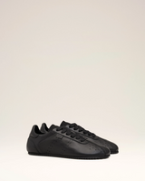 BLACK COW LEATHER SOFT SNEAKERS