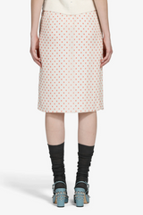 POLKA DOT PENCIL SKIRT
