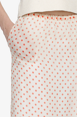 POLKA DOT PENCIL SKIRT