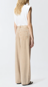 Jeans with jewel cord