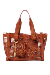 SUMMER BANANA EAST-WEST TOTE BAG IN RAFFIA