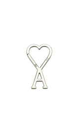 SILVER METAL AMI DE COEUR HOOK KEYRING