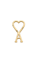 GOLD METAL AMI DE COEUR HOOK KEYRING