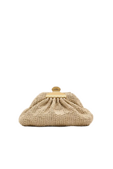 THE SUMMER WOVEN GLAM SMALL CLUTCH
