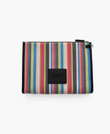 THE STRIPE MESH LARGE POUCH