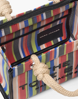 THE STRIPE MESH SMALL TOTE BAG