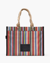 THE STRIPE MESH LARGE TOTE BAG