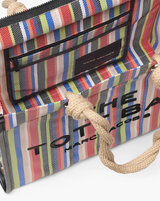 THE STRIPE MESH LARGE TOTE BAG