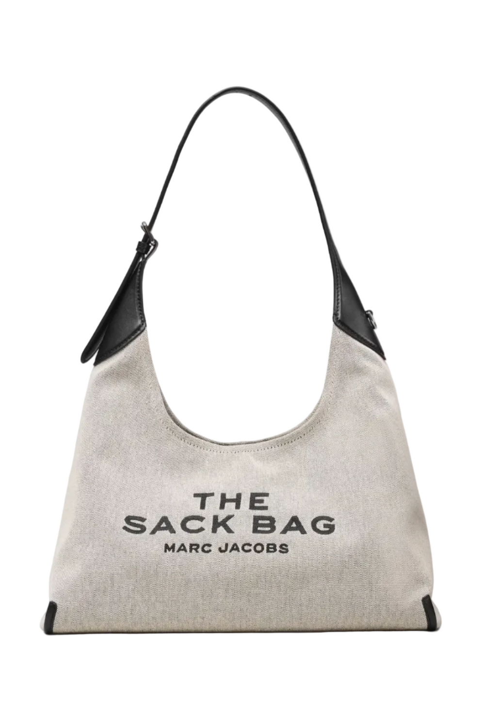 THE LEATHER-TRIM CANVAS BELTED SACK BAG – LISKAFASHION