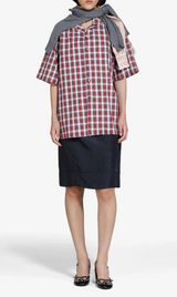 CHECKED SHORT-SLEEVED SHIRT