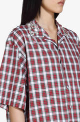 CHECKED SHORT-SLEEVED SHIRT