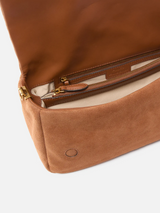 Love Bag Click Soft Horizontal Handle medium crossbody bag in suede