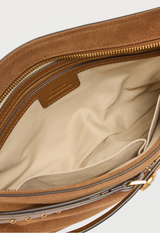 Belt Bag Big large shoulder bag in suede