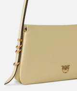 Mini One, Two, Three Bag in leather with shoulder strap