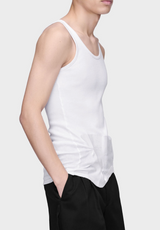 Taped Cotton Tank Top
