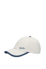 Golfer Baseball Cap With Leather Details