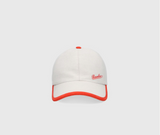 Golfer Baseball Cap With Leather Details